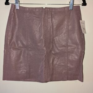 Free People Mauve Mini Skirt